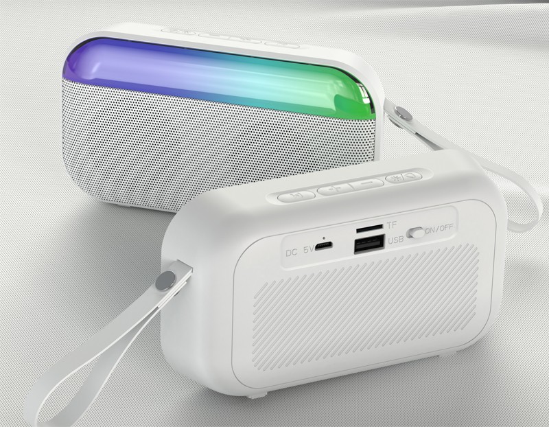 LED light speaker 5 different color-changing 1200mAh battery