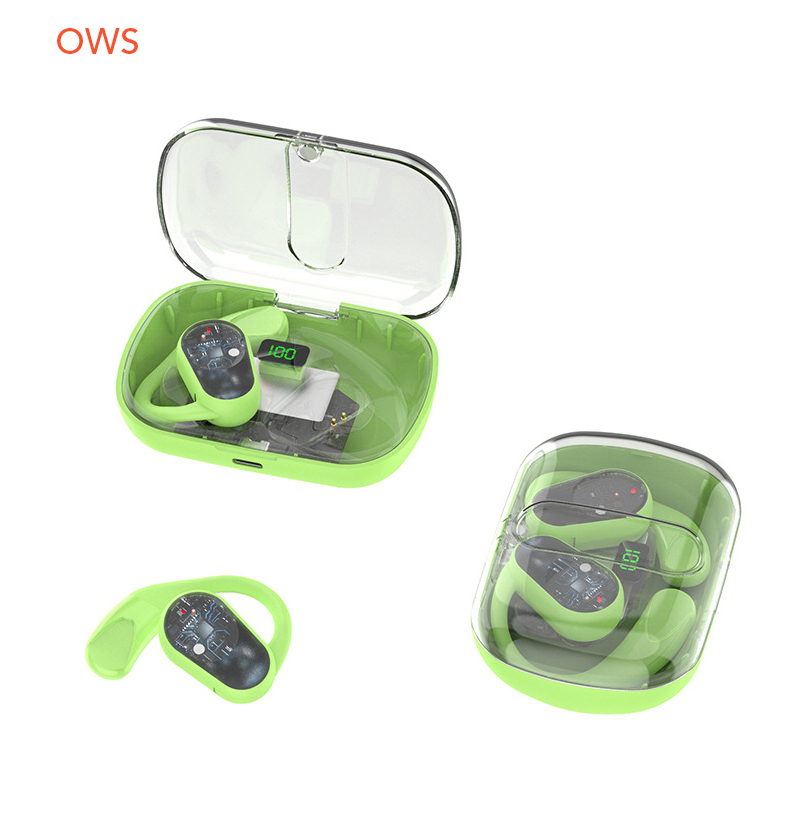 OWS Headphones, Wireless Earbuds 40Hrs Battery Life , LED Digital Display Bluetooth 5.3